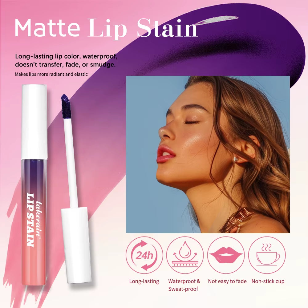 Lip Stain Peel off and Reveal Long Lasting Waterproof Pink Lip Tint Transfer Proof Natural Lip Stain